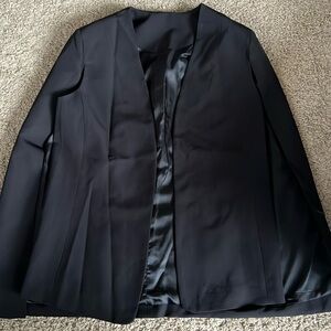 Black blazer cape